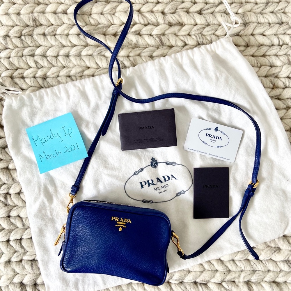 Authentic Prada Camera Crossbody Bag